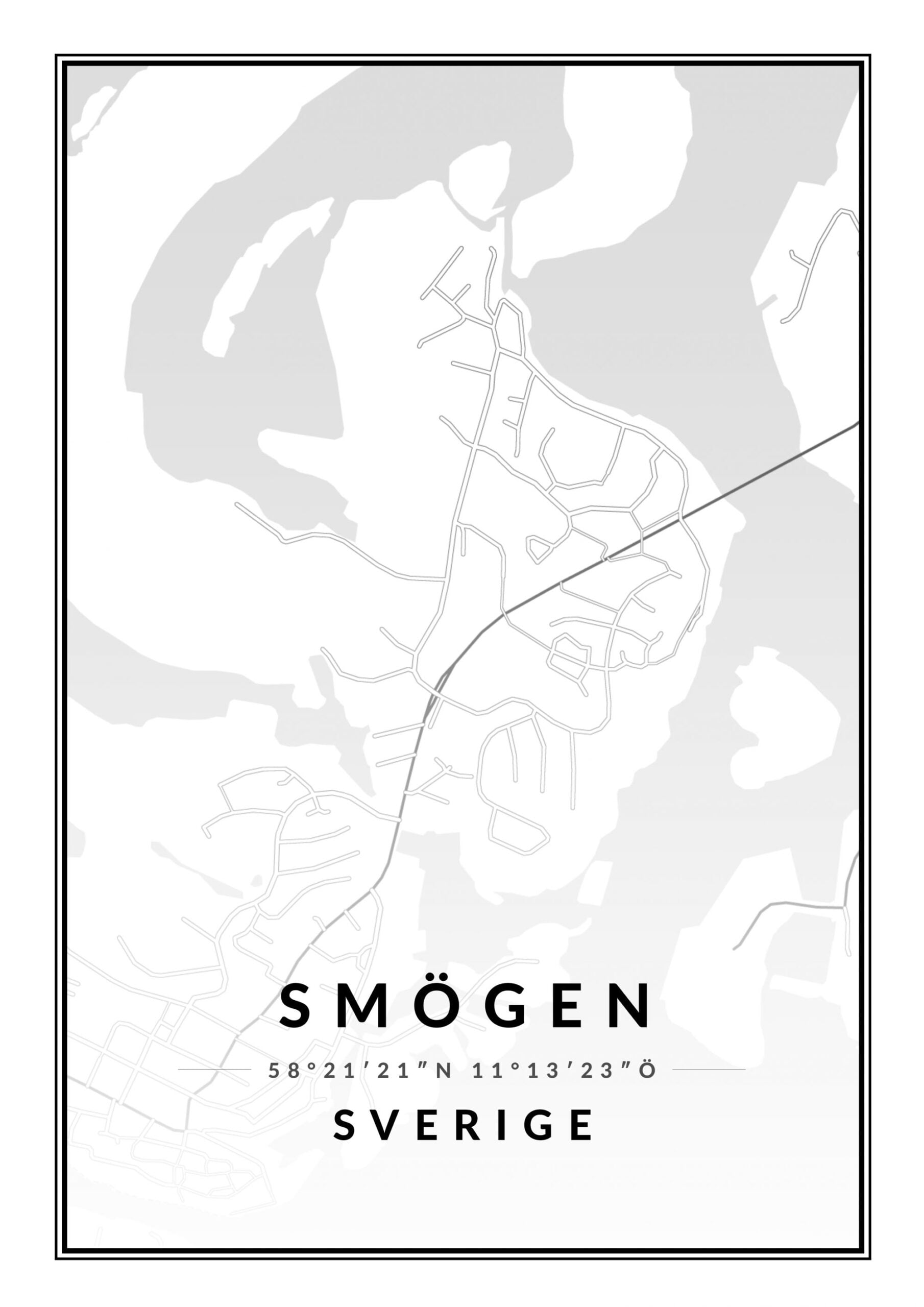 Karta Smögen - Postermarket
